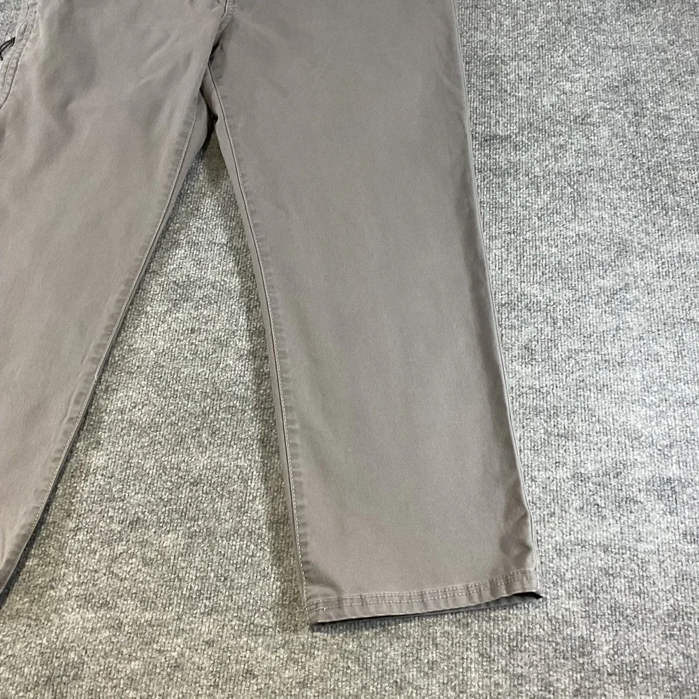 GH Bass & Co Mens 40x30 Grey Cargo Pants Straight Fit Outdoor Casual Hiking